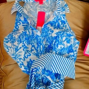 Lilly Pulitzer midi shirt dress